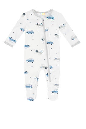Cars Sleepsuit and Hat Set
